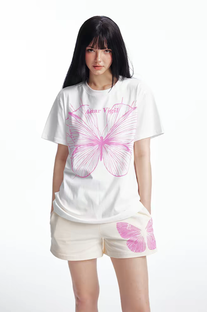 Void Butterfly Oversized Tee Set
